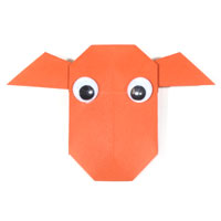 easy origami cow