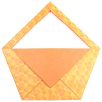 traditional origami bag