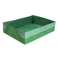 wide and flat rectangular box