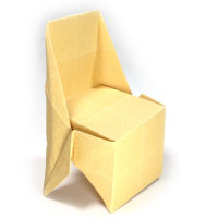 regular origami chair