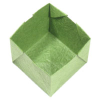 origami open cube II