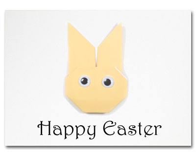 origami Easter card