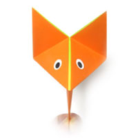 simple origami fox