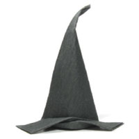 origami witch hat
