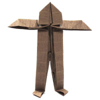 simple origami scarecrow