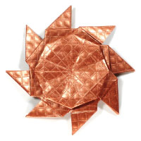 eight-pointed origami ninja star