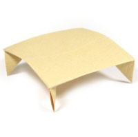 Origami table, square coffee table