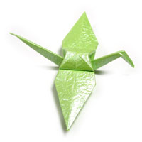 traditional origami crane