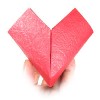 origami heart flower