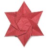 origami poinsettia flower