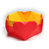 four-heart origami box
