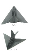 origami stealth aircraft