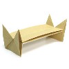 origami boat stand