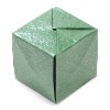 origami closed cube