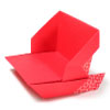 simple origami sleigh