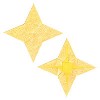 2d four-pointed origami paper star