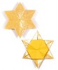2d six-pointed origami paper star