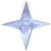CB seashell four-pointed  origami star