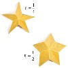 easy embossed five-pointed origami paper star