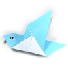 traditional origami pigeon