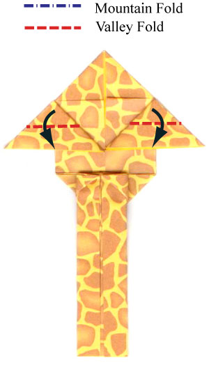 22th picture of easy origami giraffe