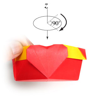 21th picture of four-heart origami box