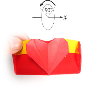 23th picture of four-heart origami box