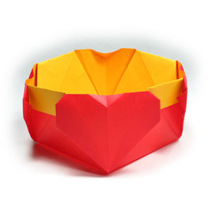 27th picture of four-heart origami box