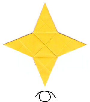 22th picture of four-heart origami star