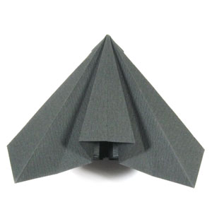 20th picture of origami stealth aircraft
