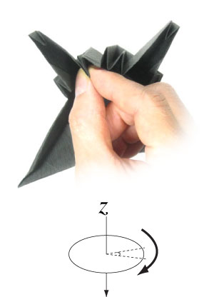 42th picture of origami stealth aircraft