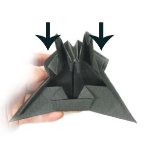 49th picture of origami stealth aircraft