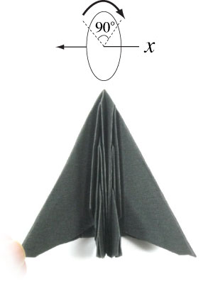 53th picture of origami stealth aircraft