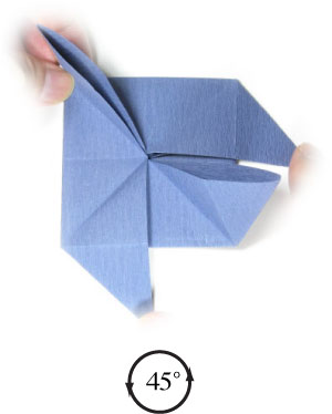 10th picture of simple origami airplane (fighter jet plane)