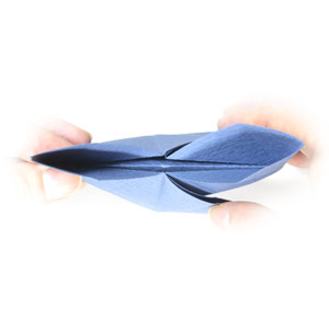 13th picture of simple origami airplane (fighter jet plane)