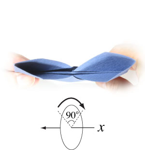 14th picture of simple origami airplane (fighter jet plane)