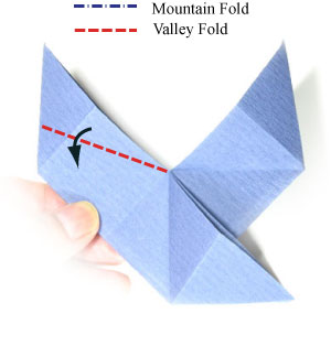 15th picture of simple origami airplane (fighter jet plane)