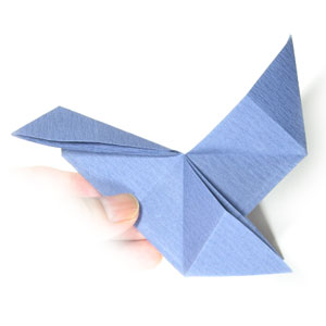 16th picture of simple origami airplane (fighter jet plane)