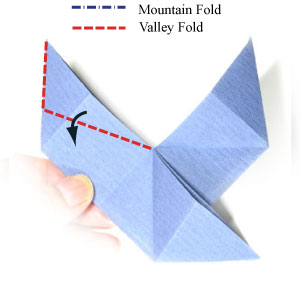 17th picture of simple origami airplane (fighter jet plane)