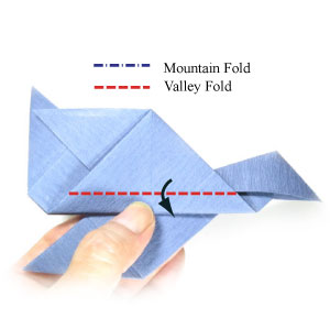 22th picture of simple origami airplane (fighter jet plane)