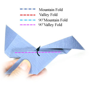23th picture of simple origami airplane (fighter jet plane)
