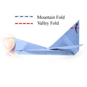 26th picture of simple origami airplane (fighter jet plane)