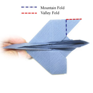 33th picture of simple origami airplane (fighter jet plane)