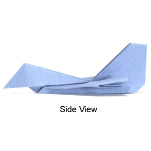 simple origami airplane
