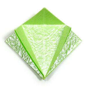 origami bird base (step #5)