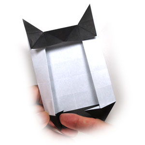 30th picture of origami Batman's face
