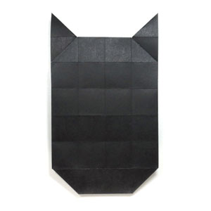 34th picture of origami Batman's face