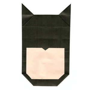 36th picture of origami Batman's face