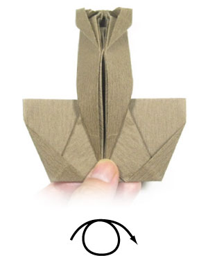 16th picture of sitting origami bear