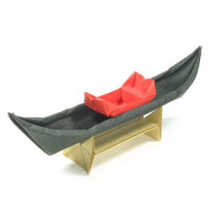 21th picture of origami Gondola boat